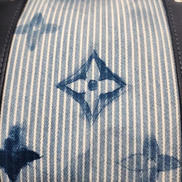 Louis Vuitton Denim Watercolor Bandouliere Keepall 50 - Picture 3 of 6